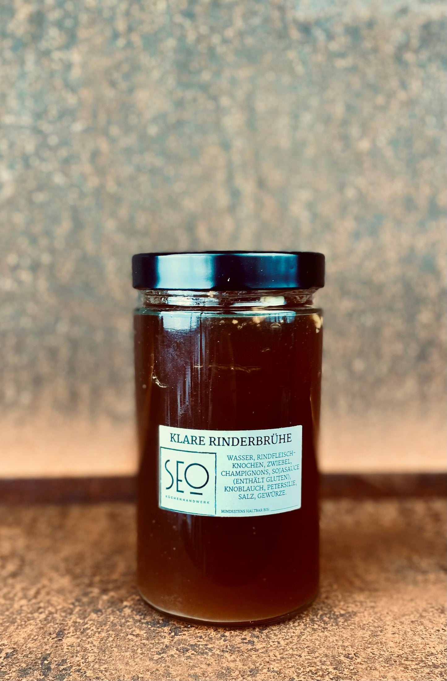 SEO Küchenhandwerk KLARE RINDERBRÜHE, 640ML