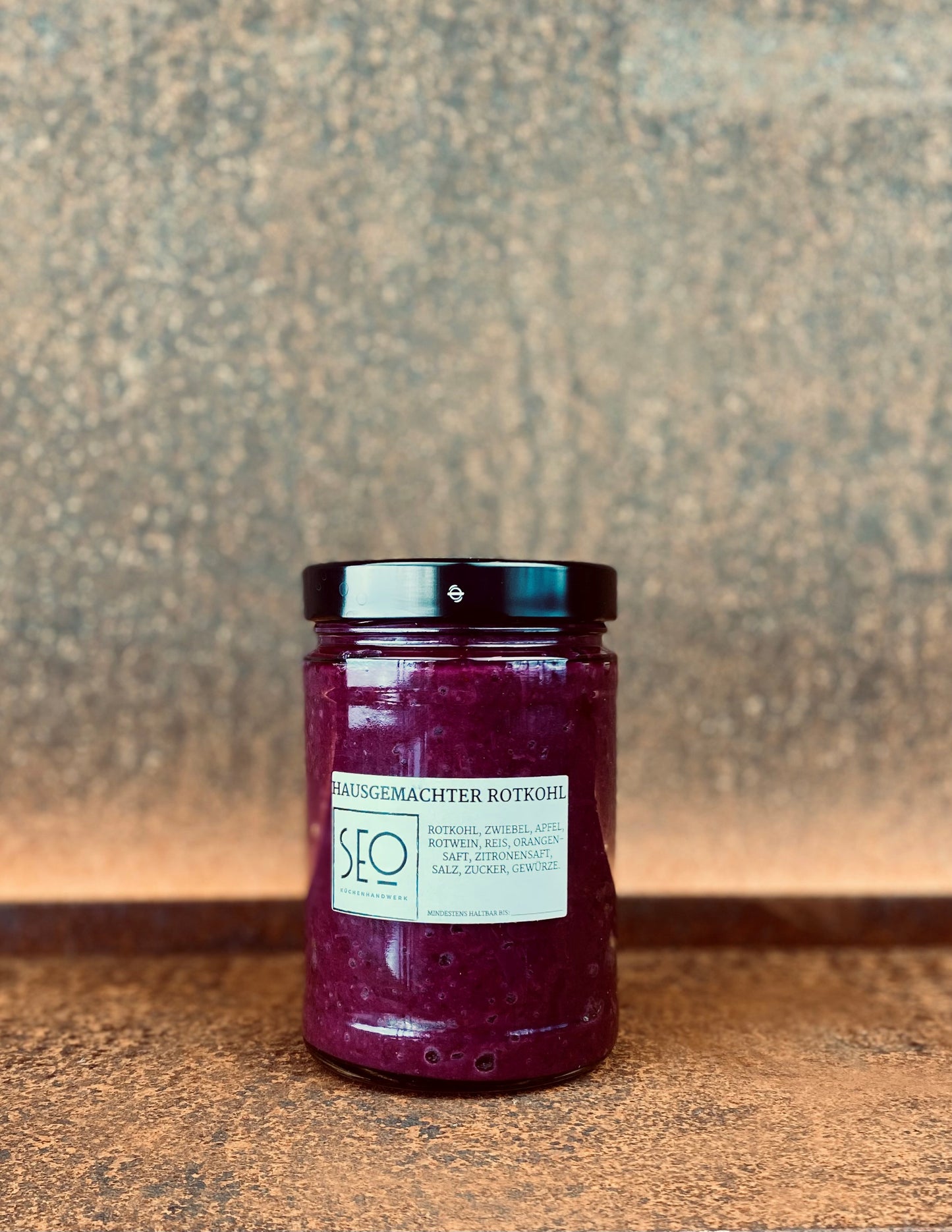 SEO Küchenhandwerk HAUSGEMACHTER ROTKOHL, 520G